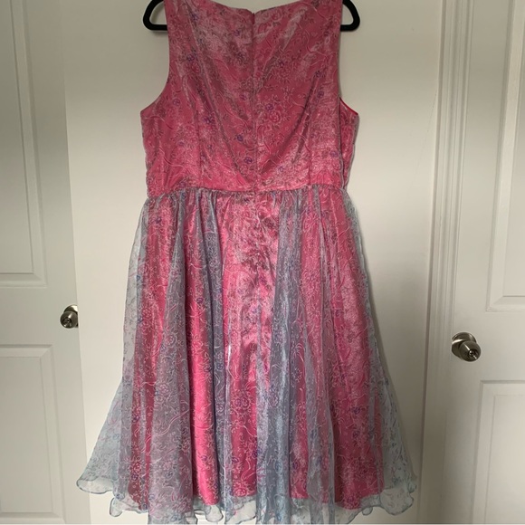 Tatyana Modcloth Belle of the Ball Blue Pink Aurora Disney Princess Dress XXL - Picture 6 of 7